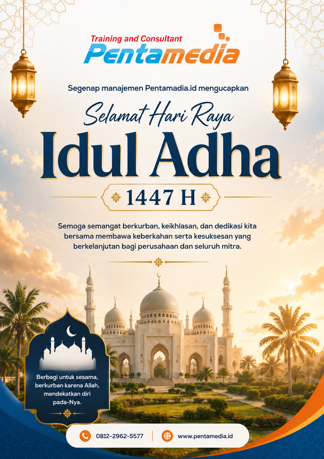 Selamat Hari Raya Idul Adha 1447 H - Pentamedia Training and Consulting